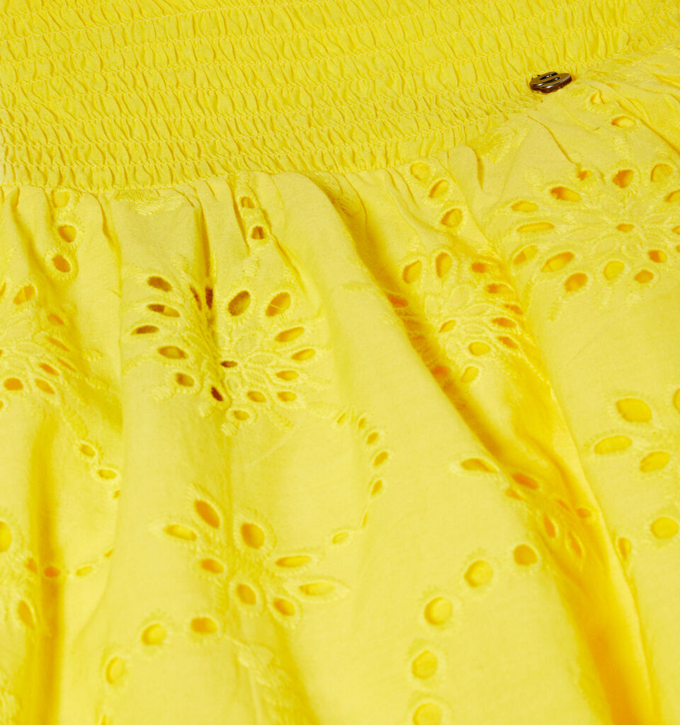 Embroidered dress - girls' dresses - Yellow | Sisley Young image number 3